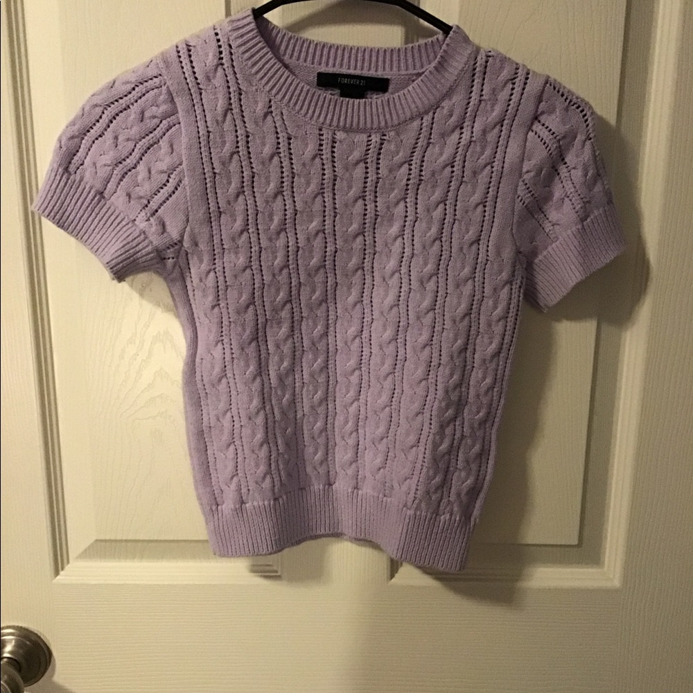 Women Purple Forever 21 Blouse SIze S